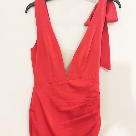 Lovers + Friends Revolve Patrick red formal cocktail maxi dress women size XS - Picture 9 of 11